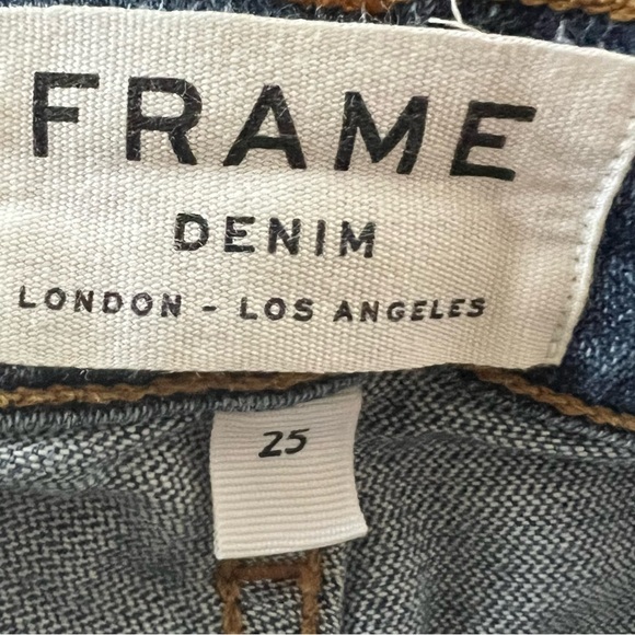 Frame Le High Waist Flare Jeans Size 25 - Picture 6 of 11
